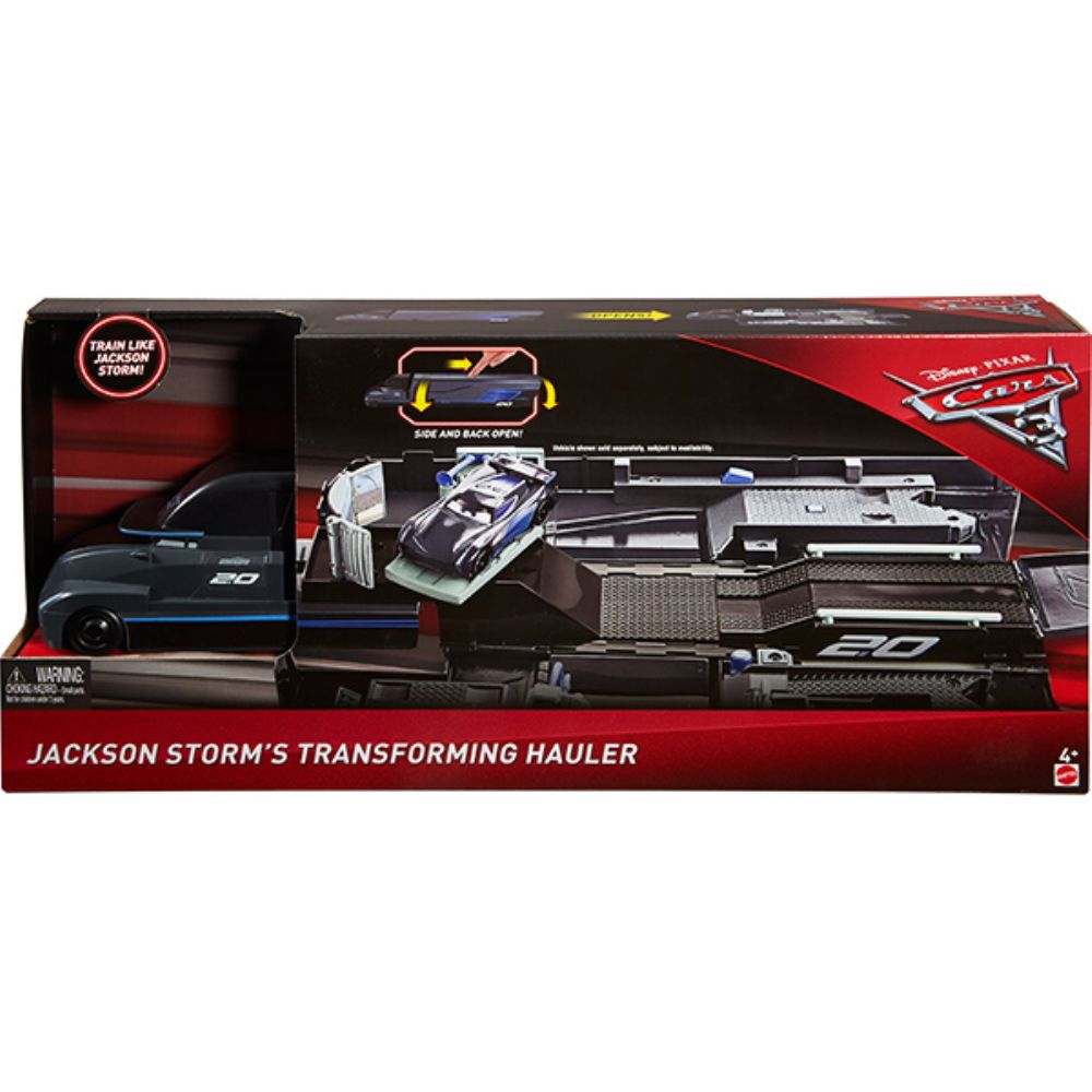 s1860 カーズ JACKSON STORM'S TRANFORMING Oyuncak Cars 3 Jackson Taşıyıcı Tır - kargombedava.com